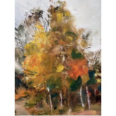 “Kyiv Autumn” – Original Oil Painting, Autumn Landscape | Marina Stognieva